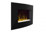 Artesia, 2kW LED Black Glass Wall Fire, Dimmable Flame , ART20 thumbnail 2