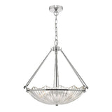 Avril 3lt Pendant Polished Nickel & Glass AVR0350 thumbnail 2