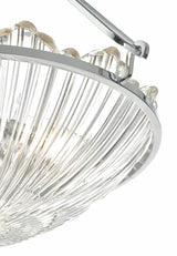Avril 3lt Pendant Polished Nickel & Glass AVR0350 thumbnail 4