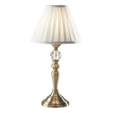 Beau Touch Table Lamp Antique Brass With Shade BEA4075 thumbnail 3