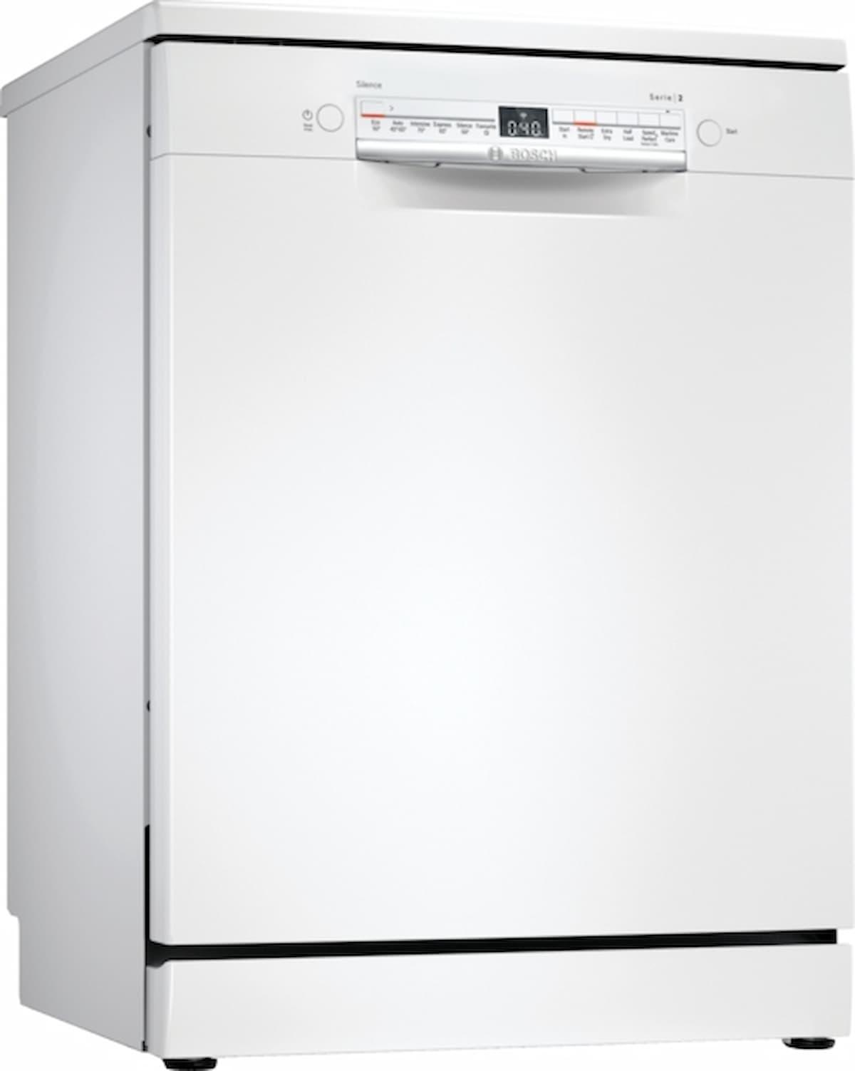 Bosch Home Connect Serie 2, 60cm, Dishwasher, White, | SMS2HVW66G - Peter Murphy Lighting & Electrical Ltd