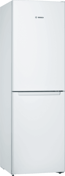BOSCH Serie 2, 60cm Frost Free 50/50 Fridge Freezer - White | KGN34NWEAG - Peter Murphy Lighting & Electrical Ltd