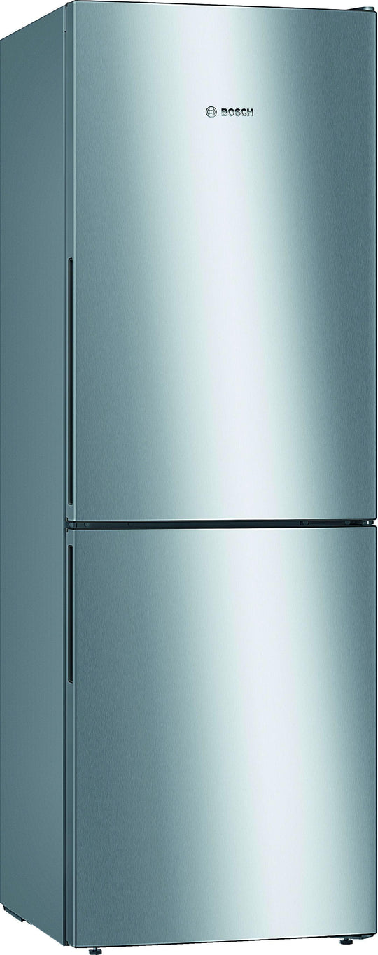 Bosch Serie 4 - 60cm Fridge Freezer, Inox | KGV33VLEAG