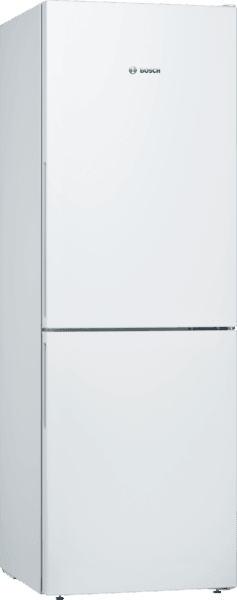 Bosch, Serie 4, 60cm, Fridge Freezer, White | KGV336WEAG
