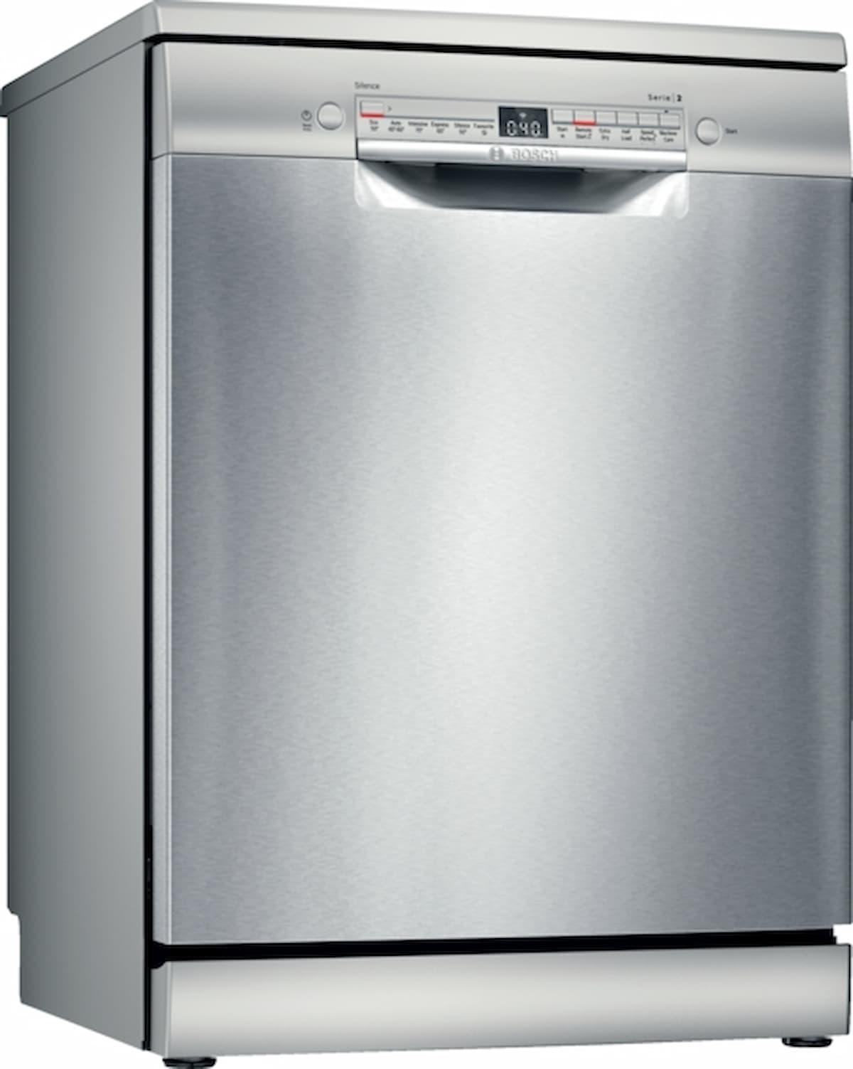 Bosch Series 2, 60cm 13 Place free-standing dishwasher, Silver/Innox | SMS2HVI66G - Peter Murphy Lighting & Electrical Ltd