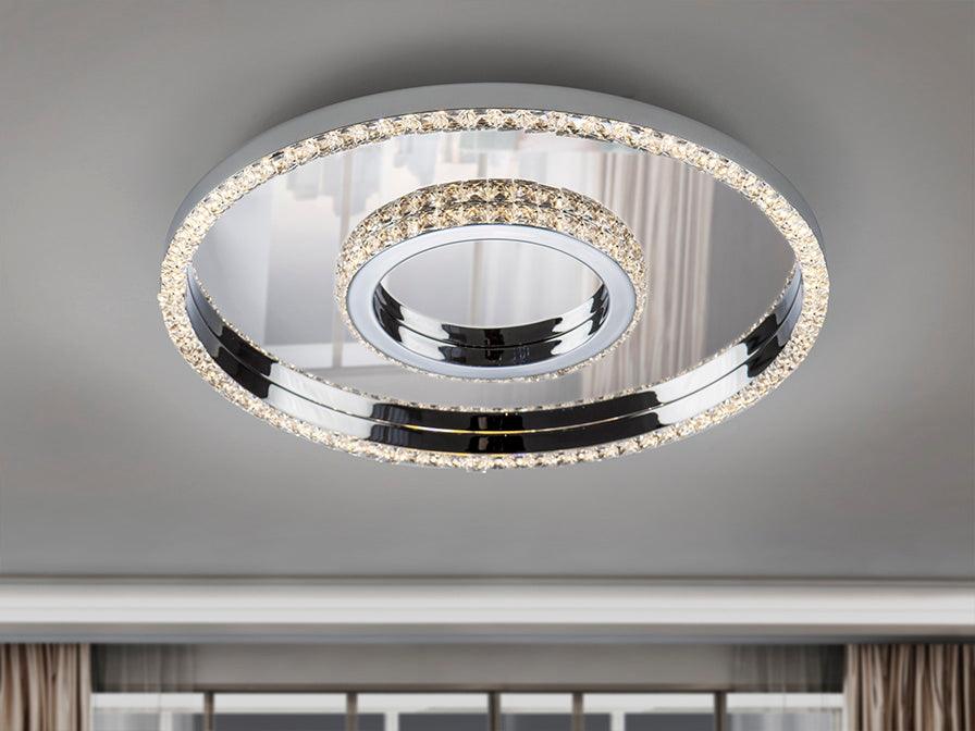 ·CENTRUM· CEILING LAMP, CHROME Ø40 - Peter Murphy Lighting & Electrical Ltd