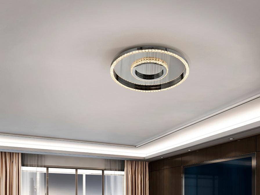 ·CENTRUM· CEILING LAMP, CHROME Ø40 - Peter Murphy Lighting & Electrical Ltd