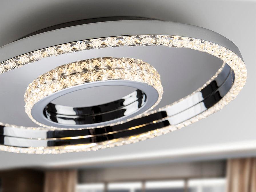 ·CENTRUM· CEILING LAMP, CHROME Ø40 - Peter Murphy Lighting & Electrical Ltd