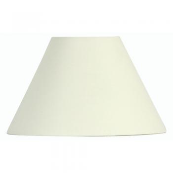 Cotton coolie shade Cream 10" - Peter Murphy Lighting & Electrical Ltd