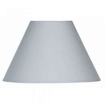 Cotton coolie shade Soft Grey 8" - Peter Murphy Lighting & Electrical Ltd