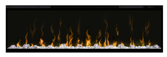 Dimplex XLF50EU, 50”, Frameless, Optiflame, LED Fireplace, Black
