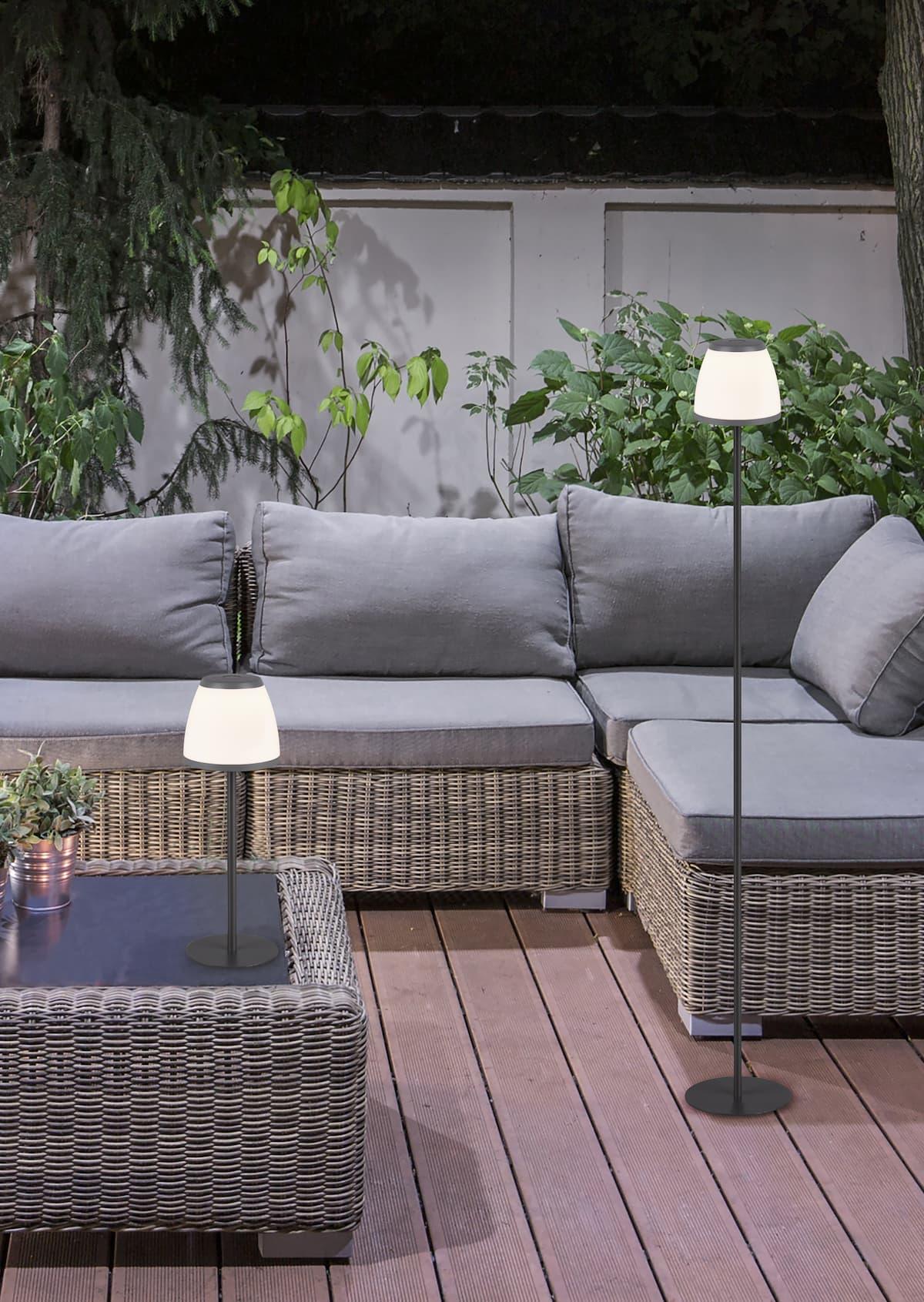 DOMINGO LED IP44 RECHARGEABLE FLOOR LAMP– R42096142 - Peter Murphy Lighting & Electrical Ltd