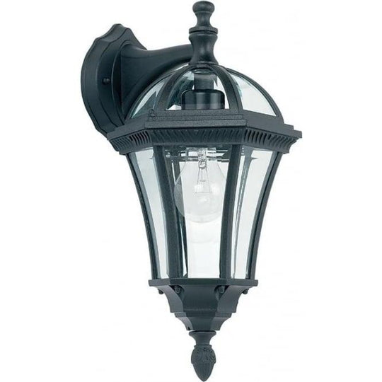 Drayton Outdoor 1 Light Wall Light Black IP44