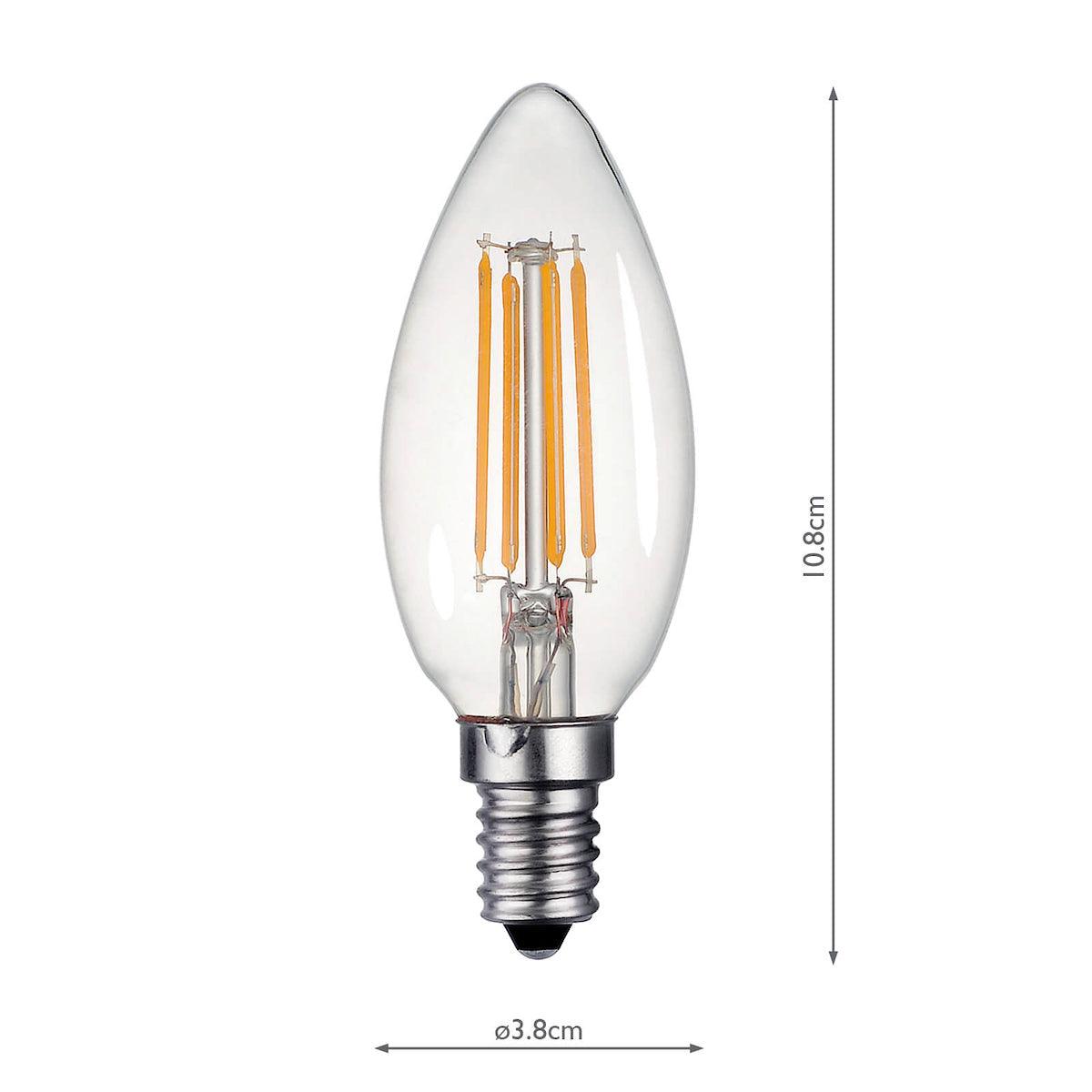 E14 LED DIM LAMP 4W 400LM - Peter Murphy Lighting & Electrical Ltd