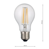 E27 LED DIM GLS LAMP 8W 1000LM CLEAR thumbnail 4