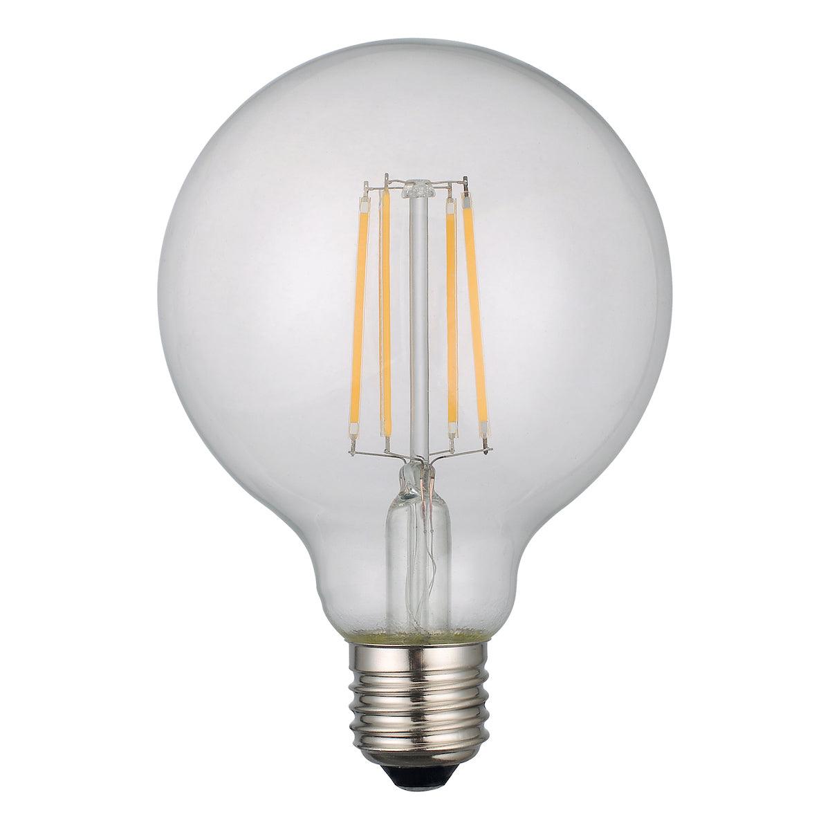 E27 Led Dim Med Globe Lamp 6w 700lm Clear - Peter Murphy Lighting & Electrical Ltd