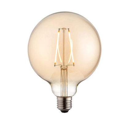 E27 LED Filament Globe 125mm Dia