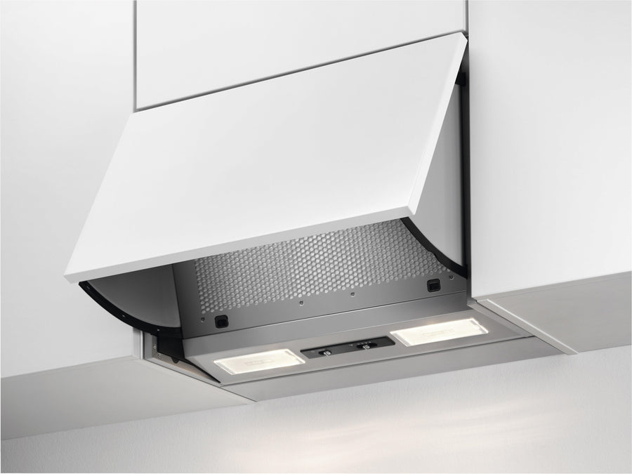 Electrolux, 60cm, Integrated Hood, Grey | LFE216S