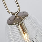 ELIXIR CEILING PENDANT - SATIN NICKEL & CLEAR GLASS 43581-1SN thumbnail 3