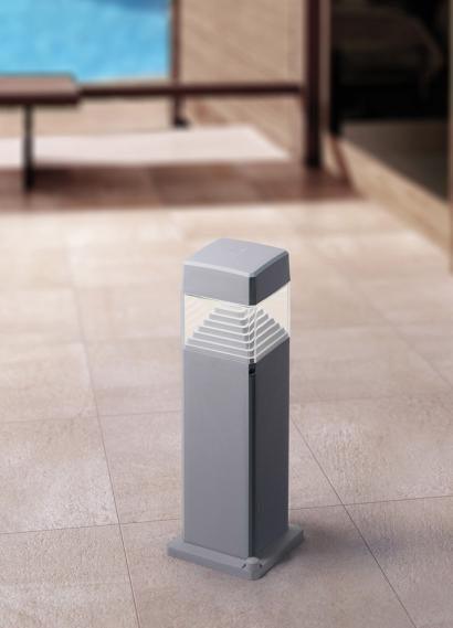 ESTER 500 BOLLARD GREY - Peter Murphy Lighting & Electrical Ltd