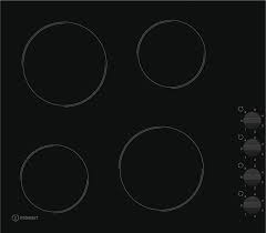 Indesit Manual 60cm Frameless Ceramic Electric Hob | Black | RI860C
