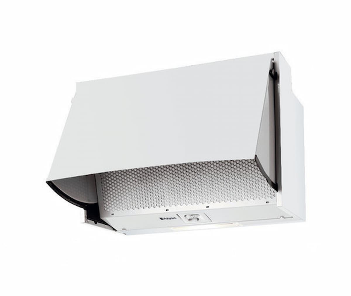 Hotpoint, 60cm, Cooker Hood, White, PAEINT66FLSW - Peter Murphy Lighting & Electrical Ltd