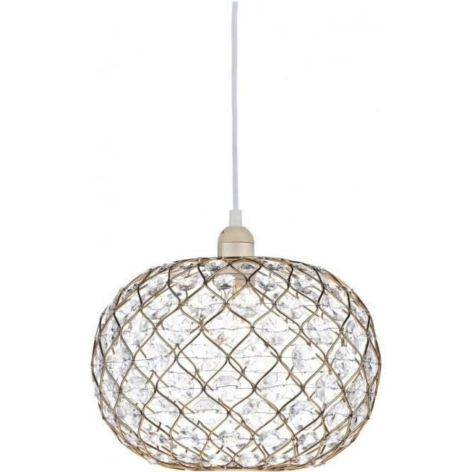 Juanita Easy Fit Pendant Gold Acrylic - Peter Murphy Lighting & Electrical Ltd