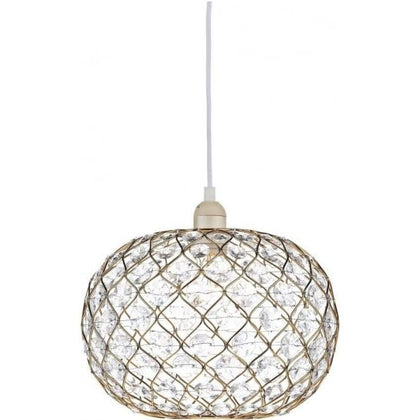 Juanita Easy Fit Pendant Gold Acrylic