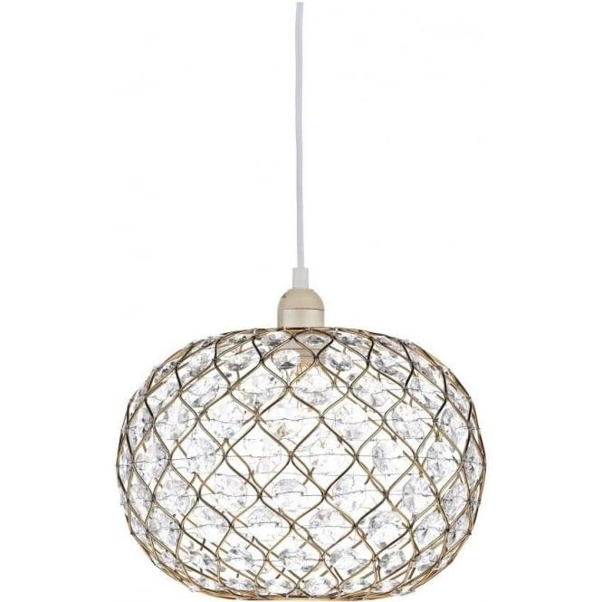 Juanita Easy Fit Pendant Gold Acrylic