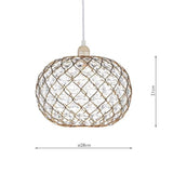 Juanita Easy Fit Pendant Gold Acrylic thumbnail 2