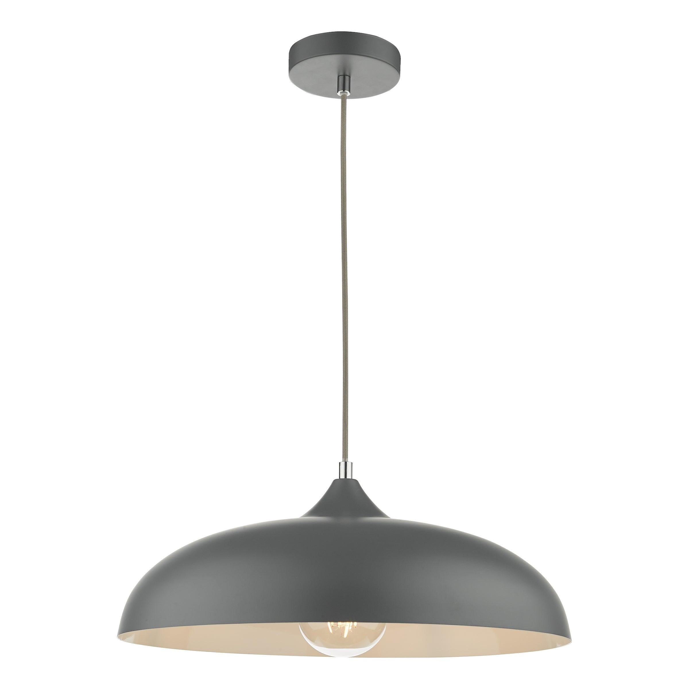 Kaelan 1 Light Single Pendant Graphite - Peter Murphy Lighting & Electrical Ltd