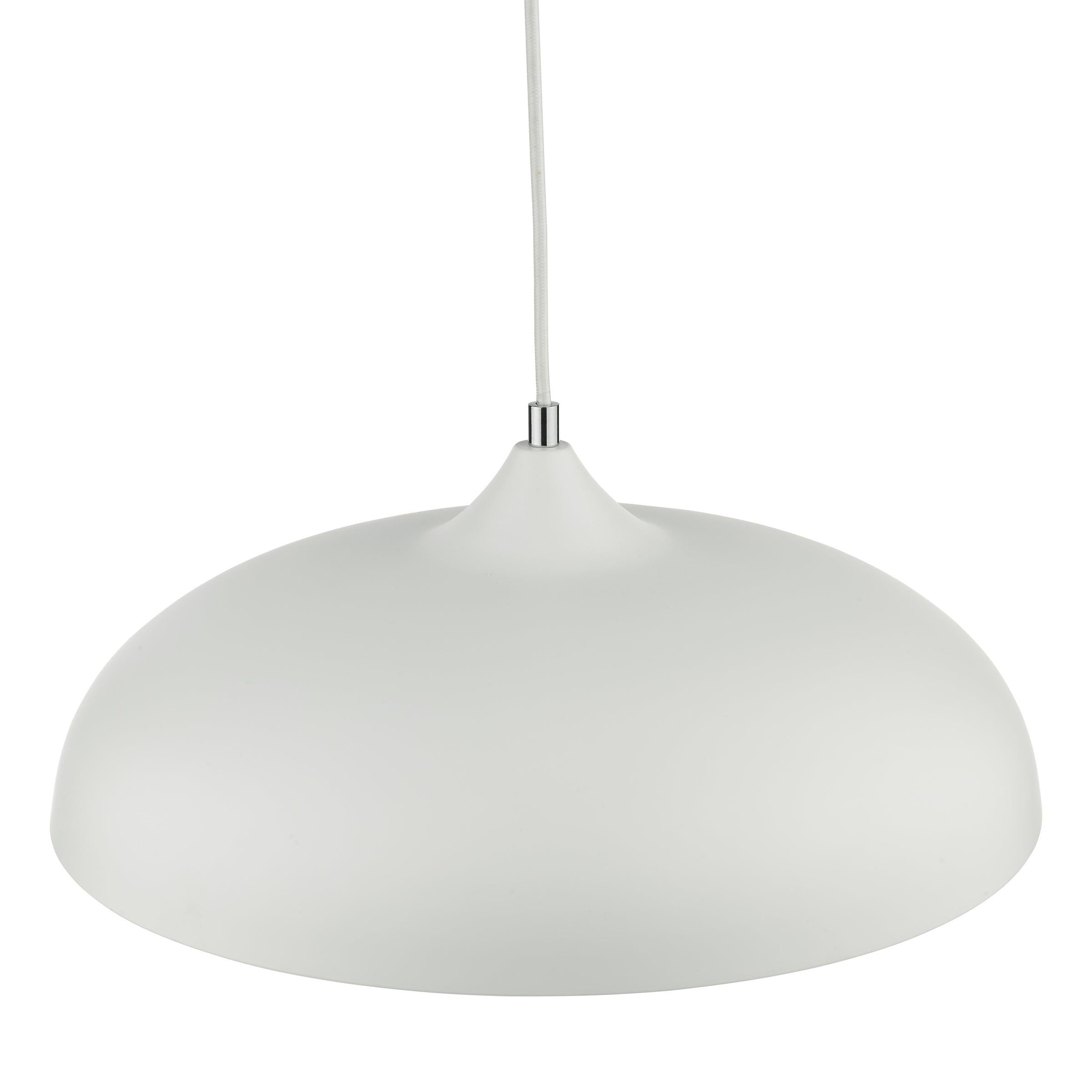 Kaelan 1 Light Single Pendant White - Peter Murphy Lighting & Electrical Ltd