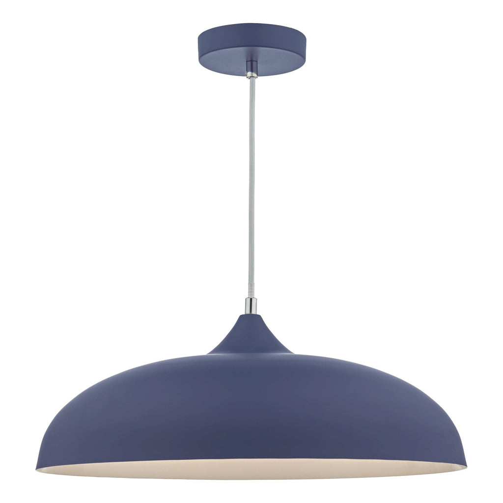 Blue and white pendant light outlet