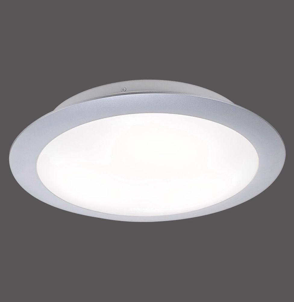 LED ceiling light in white and round with warm white light color emits a glare-free light - Peter Murphy Lighting & Electrical Ltd