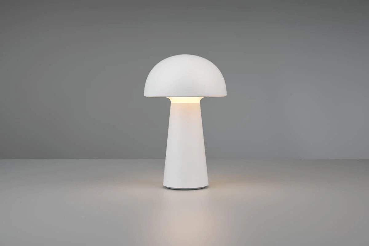 LENNON WHITE LED IP44 RECHARGEABLE TABLE LAMP– R52176101 - Peter Murphy Lighting & Electrical Ltd