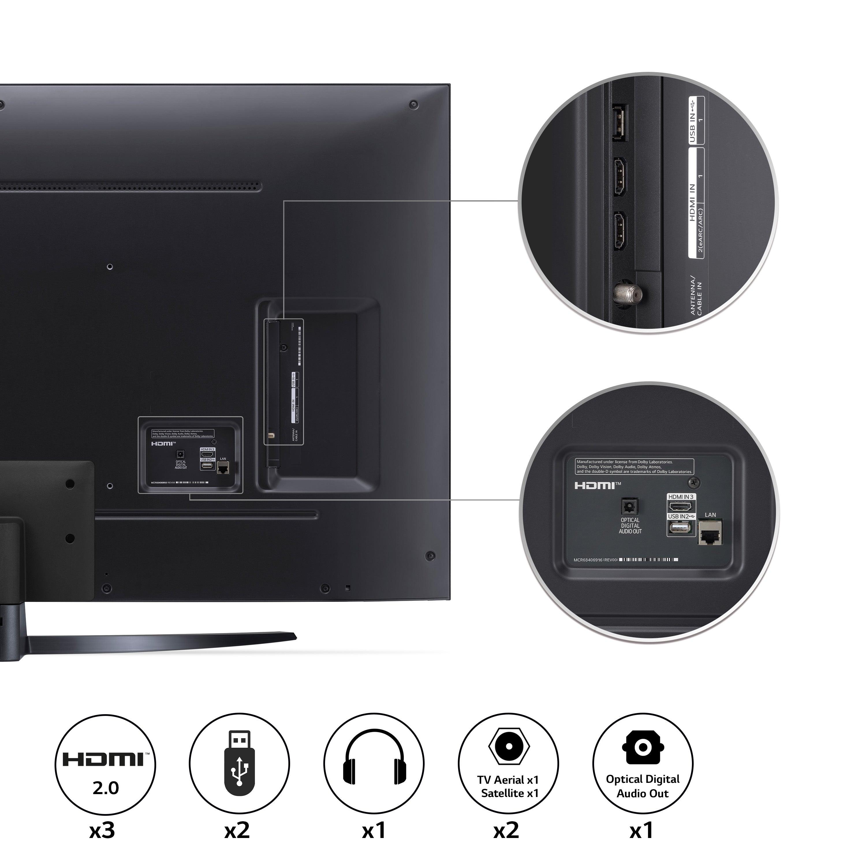 LG NANO76 43″ 4K Smart NanoCell TV | 43NANO766QA.AEK - Peter Murphy Lighting & Electrical Ltd