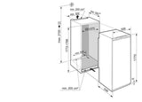 Liebherr, 56cm, Integrated BioFresh Larder Fridge | IRBD 5150 thumbnail 3