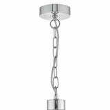 Lyon 5lt Pendant Polished Chrome & Crystal thumbnail 4