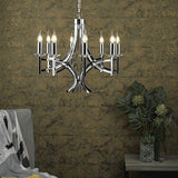 Lyon 8lt Pendant Polished Chrome & Crystal thumbnail 1