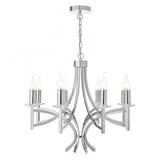 Lyon 8lt Pendant Polished Chrome & Crystal thumbnail 2