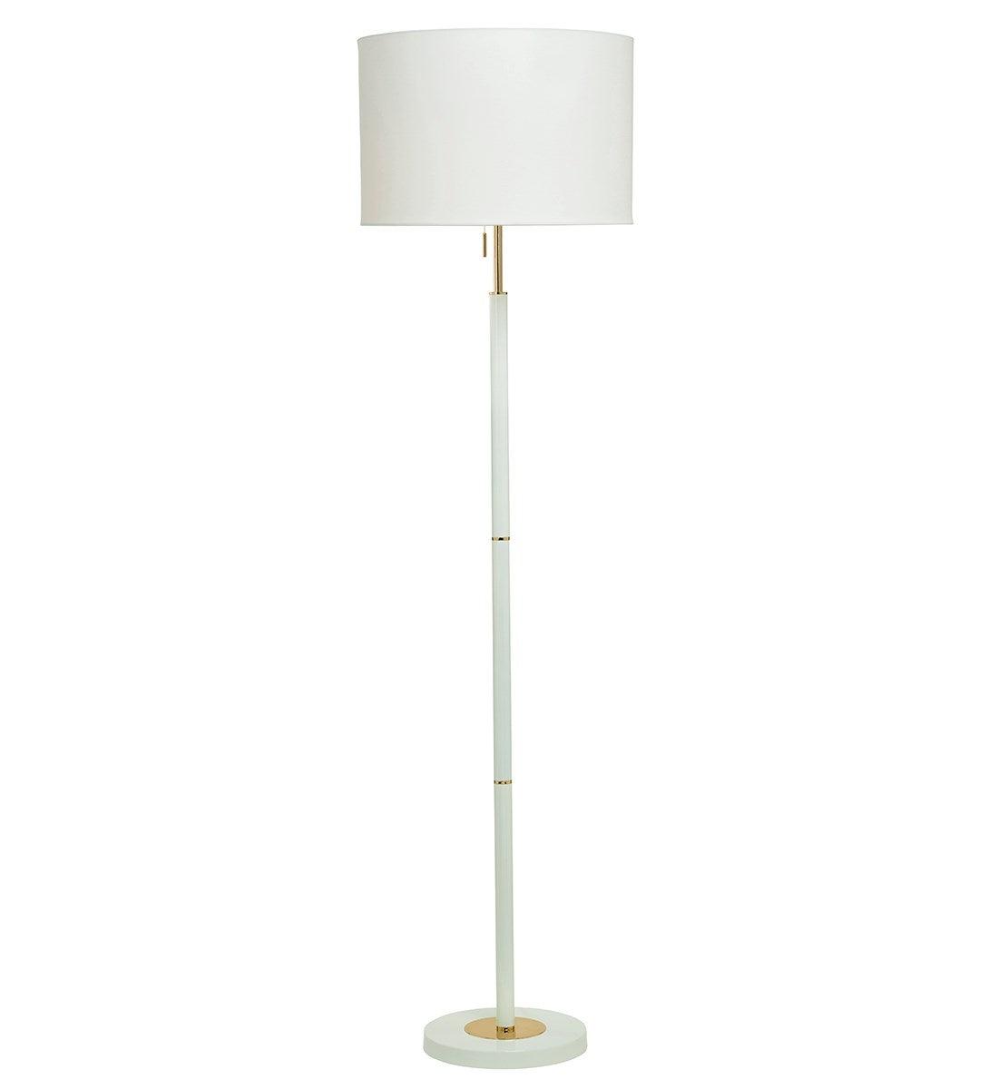 Madaline Floor Lamp - Ivory | Gold - Peter Murphy Lighting & Electrical Ltd