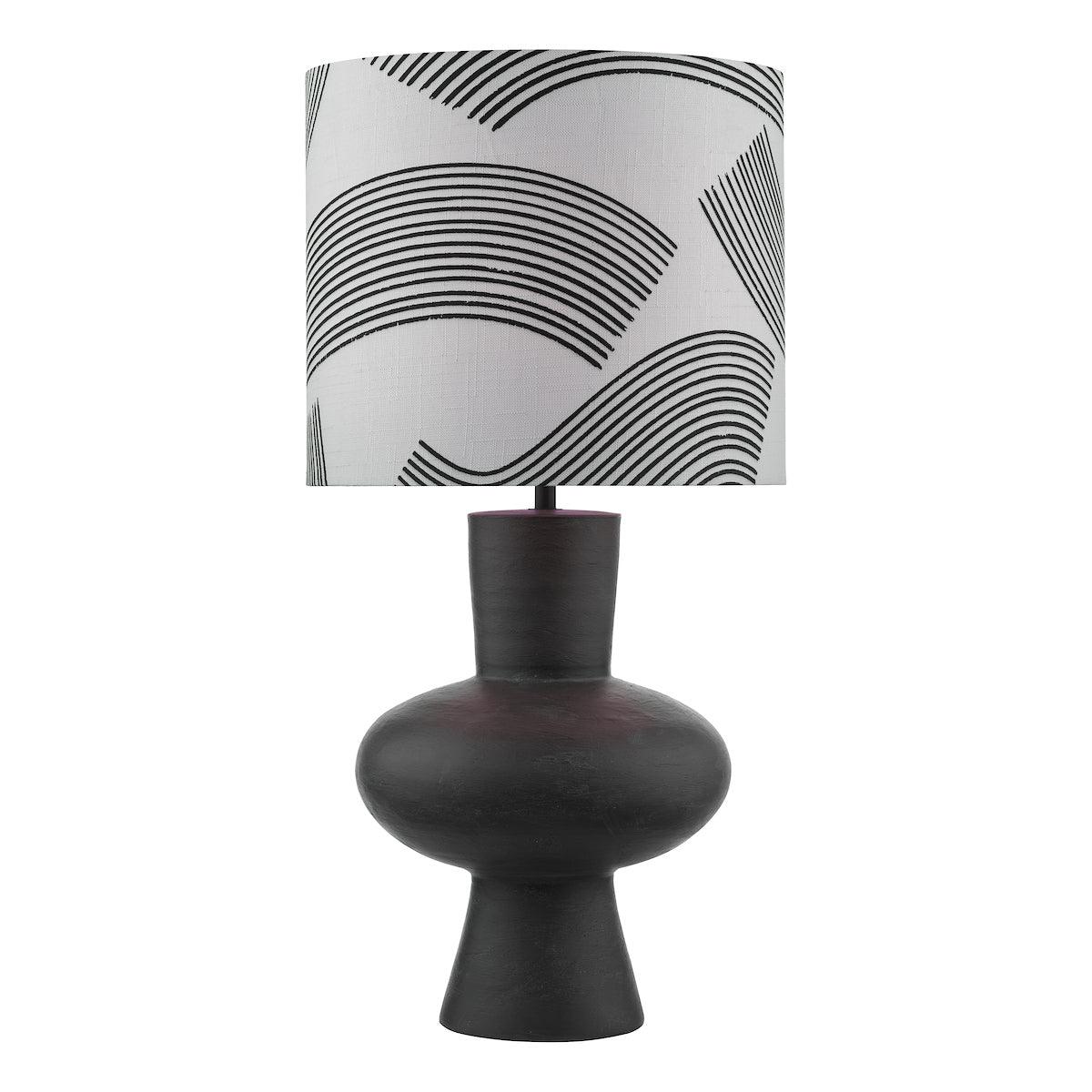 Miho Table Lamp Black/Bronze With Shade MIH4222 - Peter Murphy Lighting & Electrical Ltd