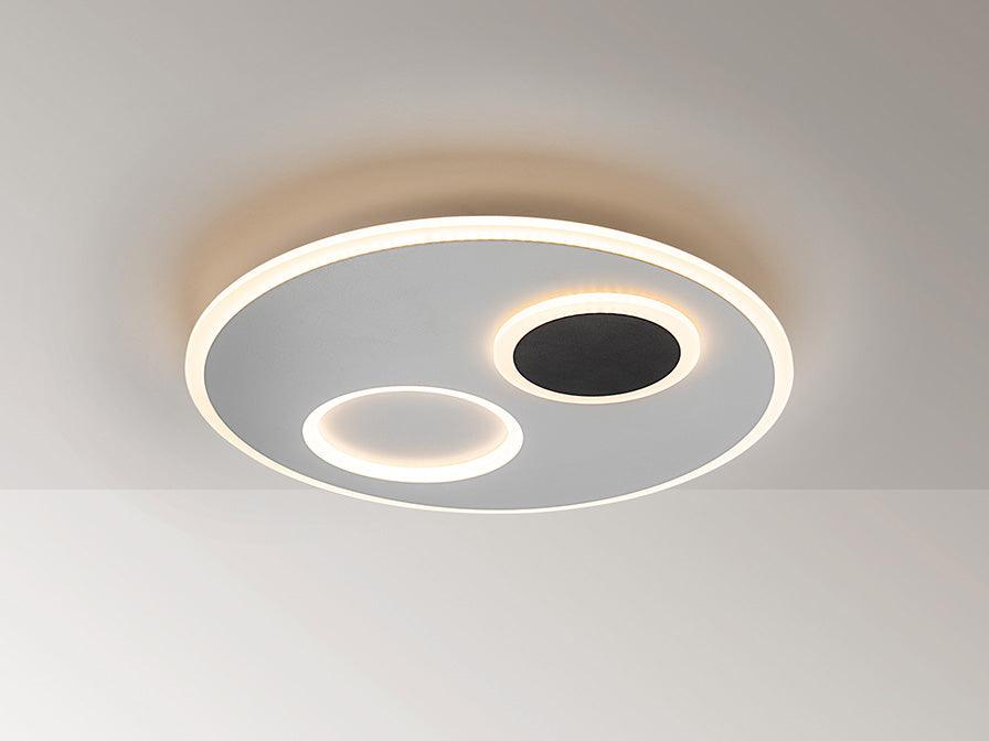 ·MOON· CEILING LAMP, WHITE/BLACK - Peter Murphy Lighting & Electrical Ltd