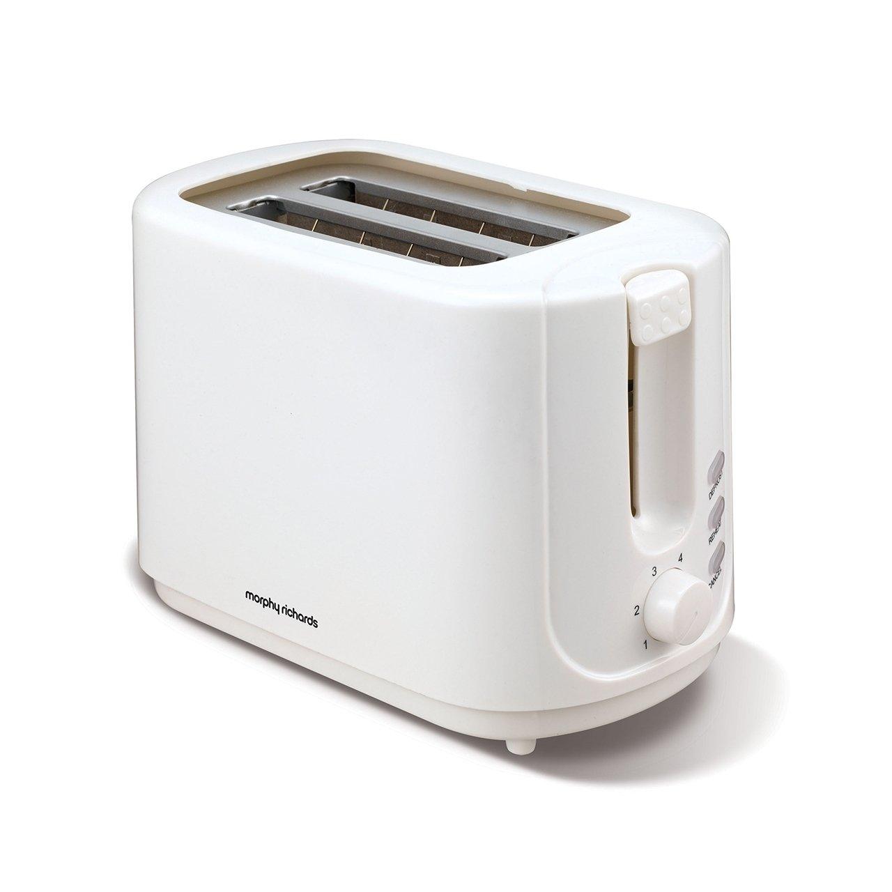 Morphy Richards, 2 Slice Toaster, White | 980569 - Peter Murphy Lighting & Electrical Ltd