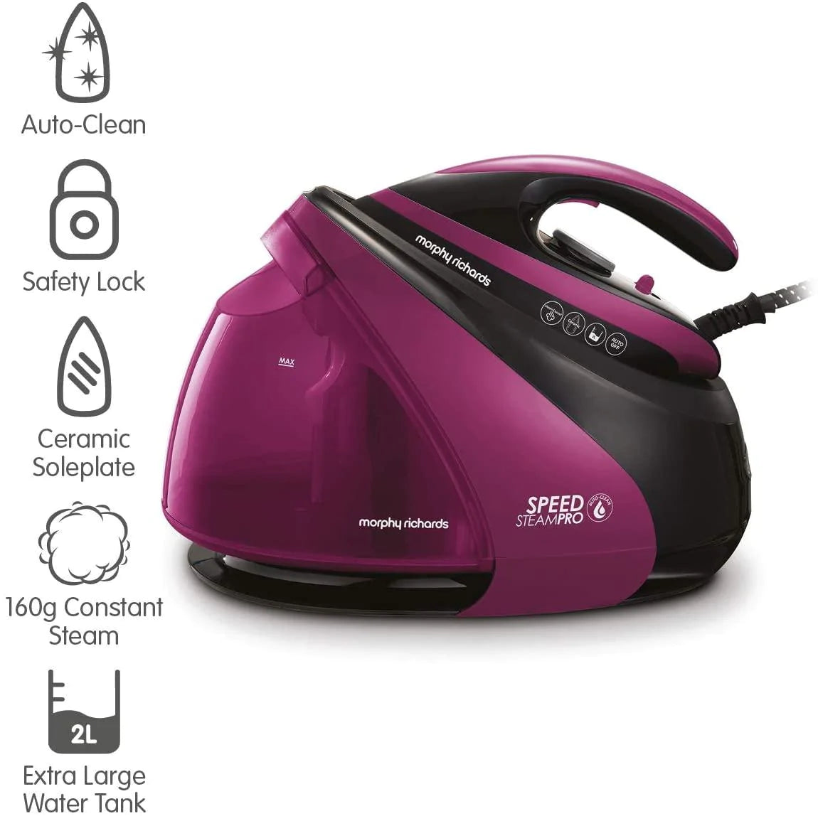 Morphy Richards 332102 Speed Steam Pro Steam Generator Iron - Peter Murphy Lighting & Electrical Ltd