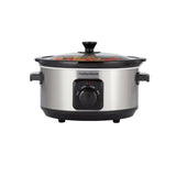 Morphy Richards 460017 Oval Slow Cooker 3.5L Polished Stainless Steel thumbnail 1