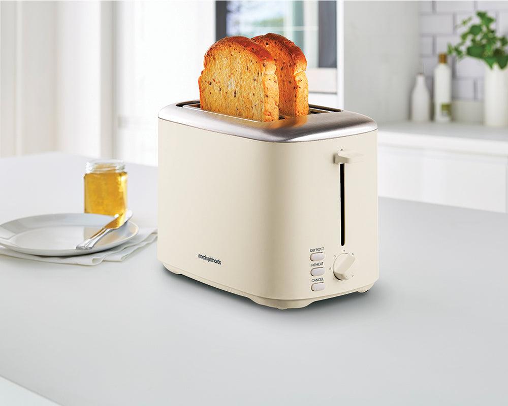 Morphy Richards Equip Cream 2 Slice Toaster | 222065 - Peter Murphy Lighting & Electrical Ltd