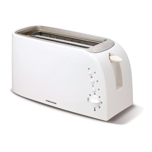 Morphy Richards, Essentials, 4 Slice Toaster, White | 980507 - Peter Murphy Lighting & Electrical Ltd