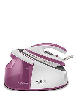 Morphy Richards Speed Steam Generator Iron 333201 - White/Pink - Peter Murphy Lighting & Electrical Ltd