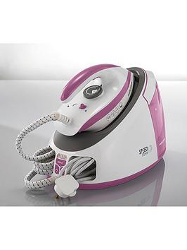 Morphy Richards Speed Steam Generator Iron 333201 - White/Pink - Peter Murphy Lighting & Electrical Ltd